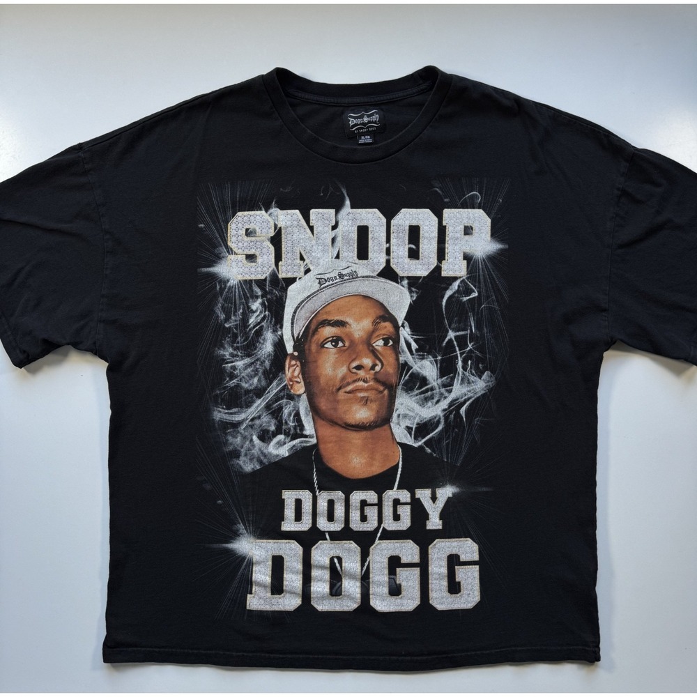 DOGG SUPPLY Snoop Doggy Dogg Crew Neck Short Sleeve T Shirt‎ Mens XL Rap